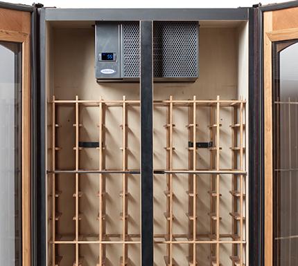 Interior of a Wine Cabinet